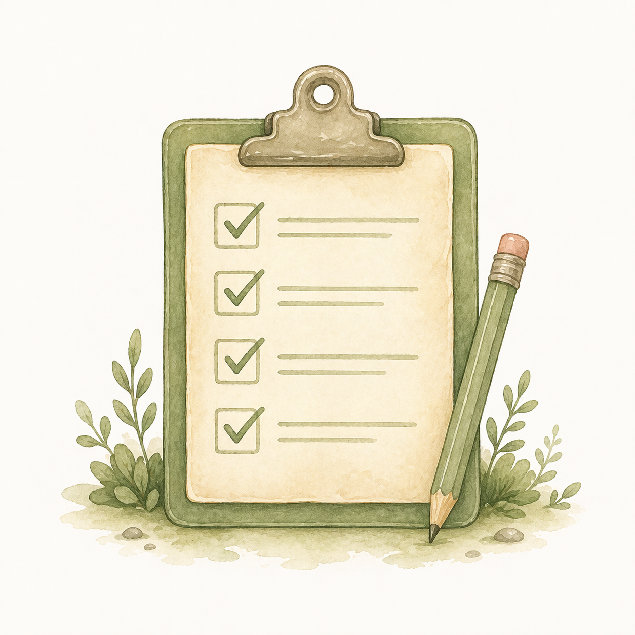 Illustratie checklist